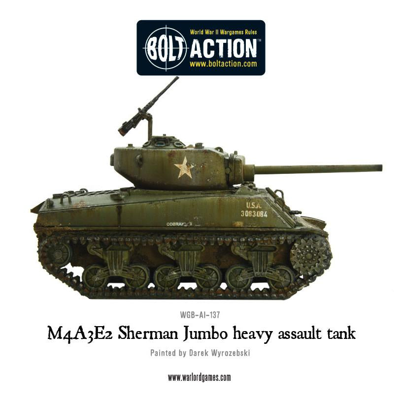 Achtung Panzer!: US Tanks - M4A3E2 Sherman Jumbo heavy assault tank