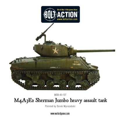 Achtung Panzer!: US Tanks - M4A3E2 Sherman Jumbo heavy assault tank