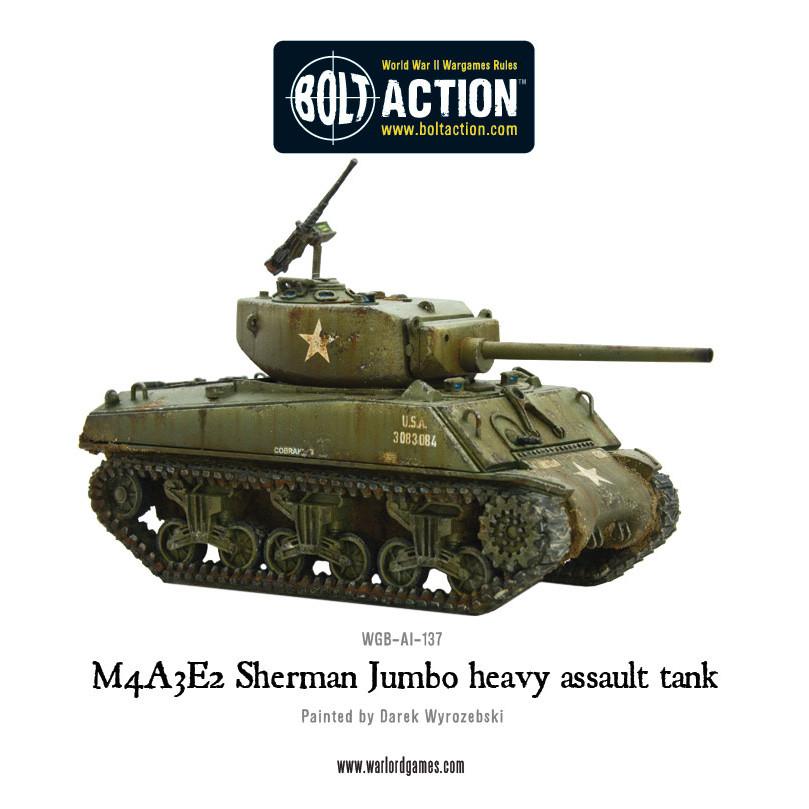 Achtung Panzer!: US Tanks - M4A3E2 Sherman Jumbo heavy assault tank