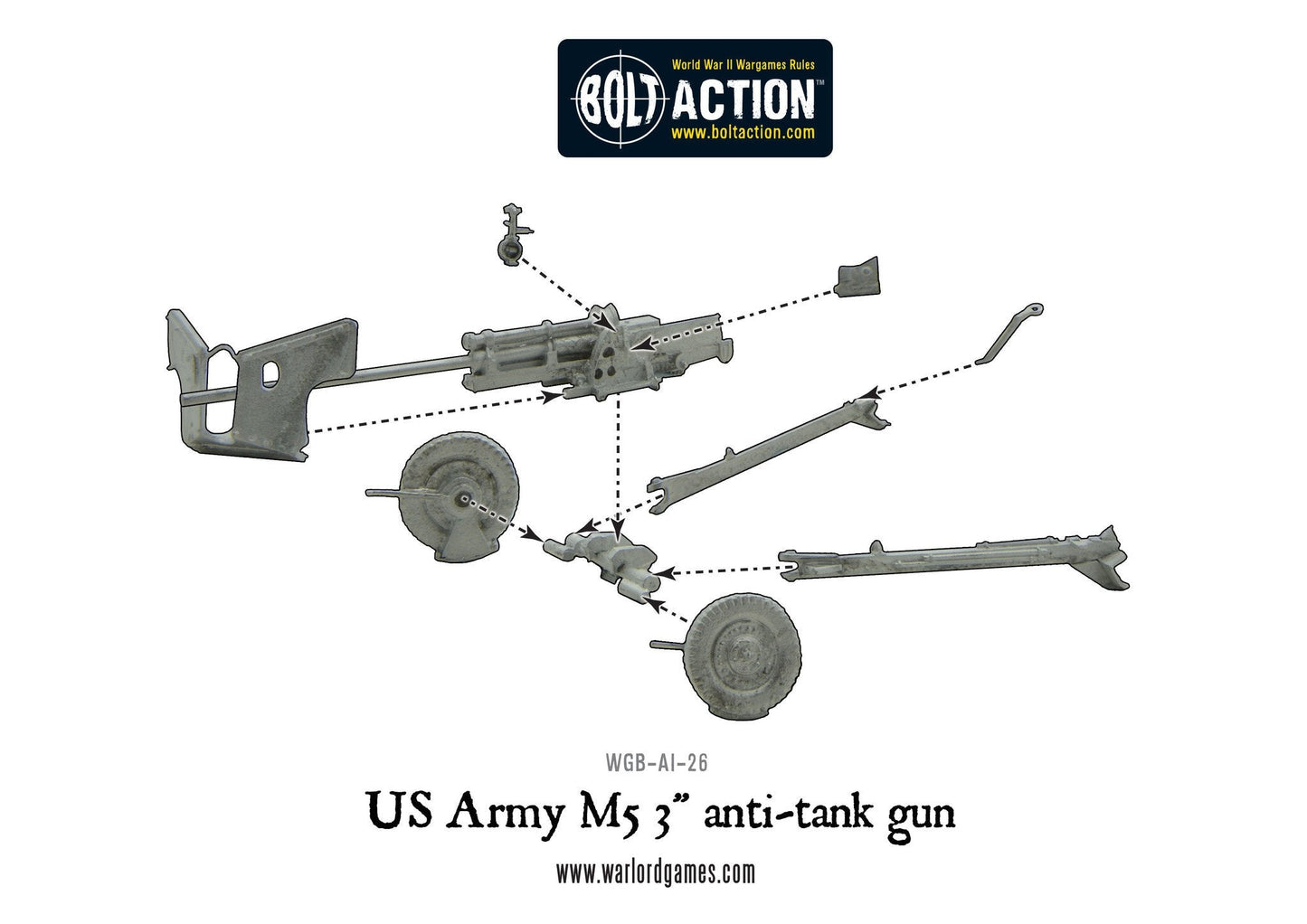 Bolt Action: USA - US Army M5 3" anti-tank gun