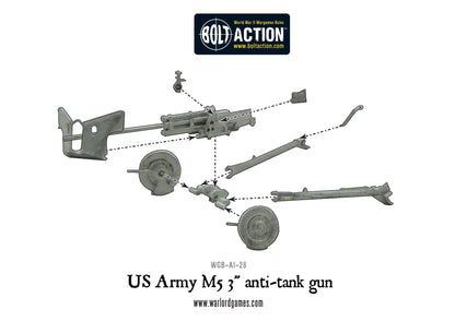 Bolt Action: USA - US Army M5 3" anti-tank gun
