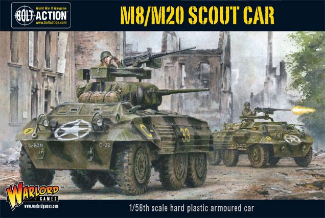 Achtung Panzer!: British Tanks - M8/M20 Greyhound Scout Car (Plastic Box)