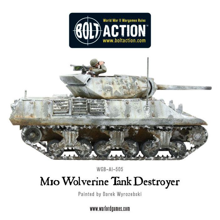 Achtung Panzer!: British Tanks - M10 Tank Destroyer/Wolverine (Plastic Box)