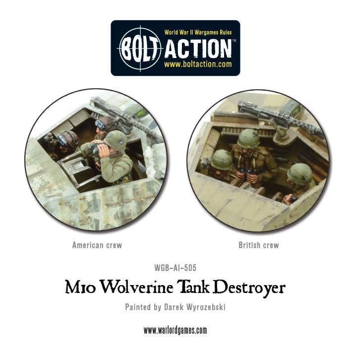 Achtung Panzer!: British Tanks - M10 Tank Destroyer/Wolverine (Plastic Box)