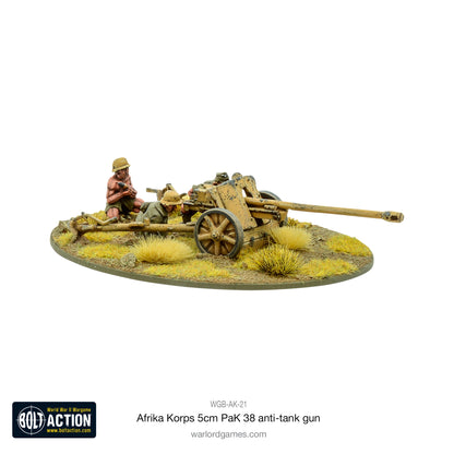 Bolt Action: German - Afrika Korps 5cm PaK 38 anti-tank gun