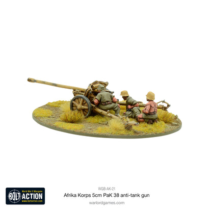 Bolt Action: German - Afrika Korps 5cm PaK 38 anti-tank gun
