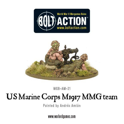 Bolt Action: USA - USMC M1917 MMG team