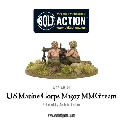 Bolt Action: USA - USMC M1917 MMG team