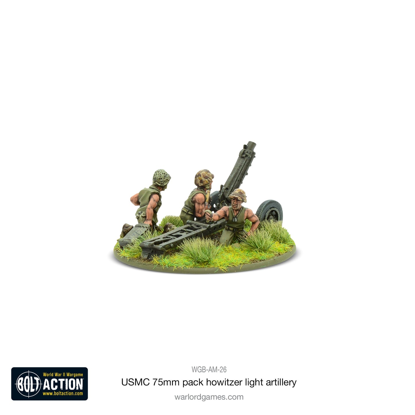 Bolt Action: USA - USMC 75mm pack howitzer light artillery