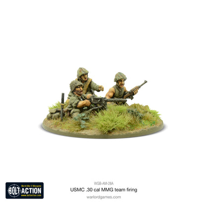 Bolt Action: USA - USMC 30 Cal MMG team firing
