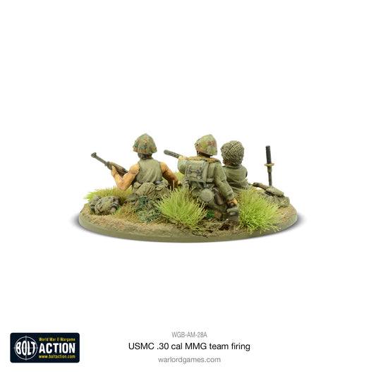 Bolt Action: USA - USMC 30 Cal MMG team firing