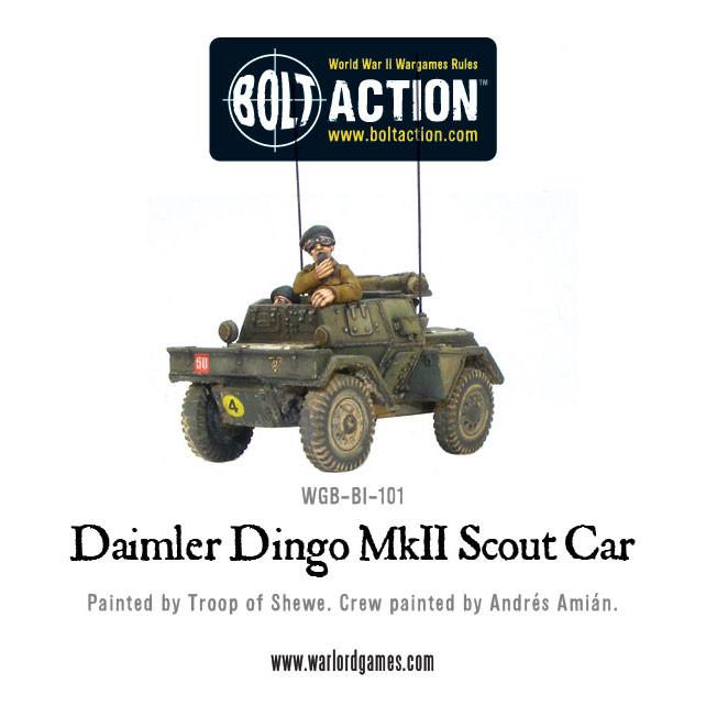 Bolt Action: British Daimler Dingo MkII Scout Car
