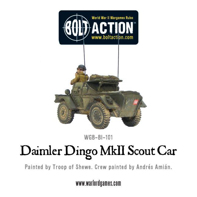 Bolt Action: British Daimler Dingo MkII Scout Car