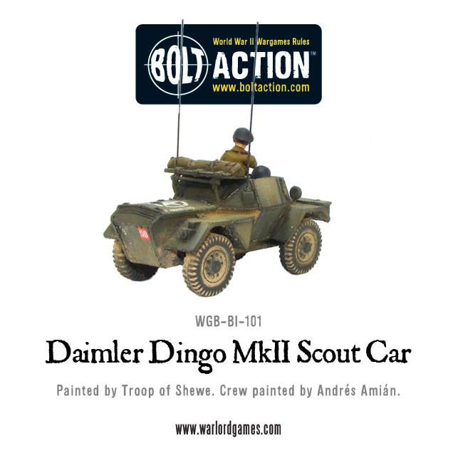 Bolt Action: British Daimler Dingo MkII Scout Car