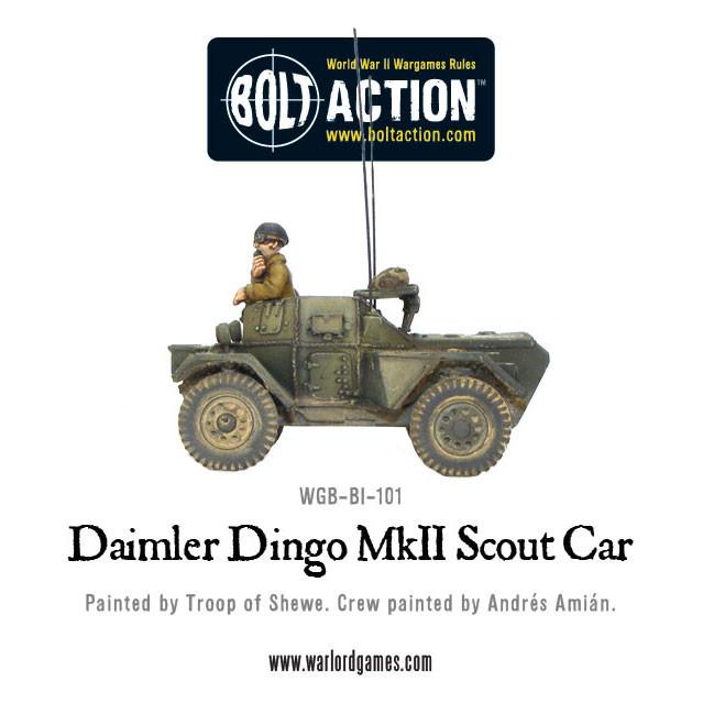 Bolt Action: British Daimler Dingo MkII Scout Car