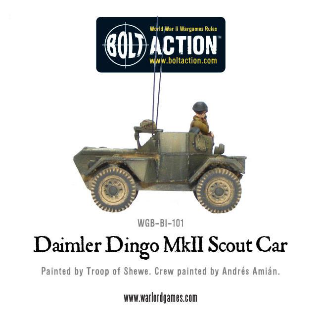 Bolt Action: British Daimler Dingo MkII Scout Car
