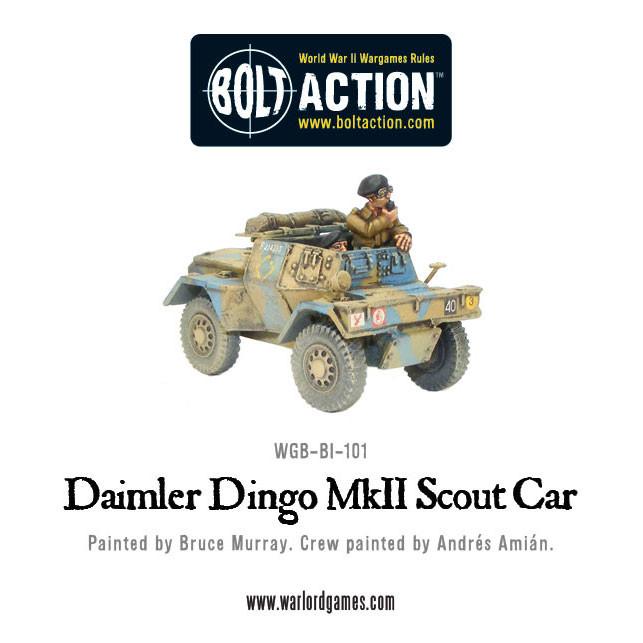 Bolt Action: British Daimler Dingo MkII Scout Car