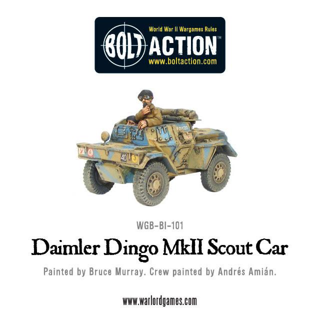 Bolt Action: British Daimler Dingo MkII Scout Car
