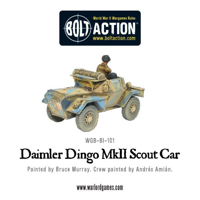 Bolt Action: British Daimler Dingo MkII Scout Car