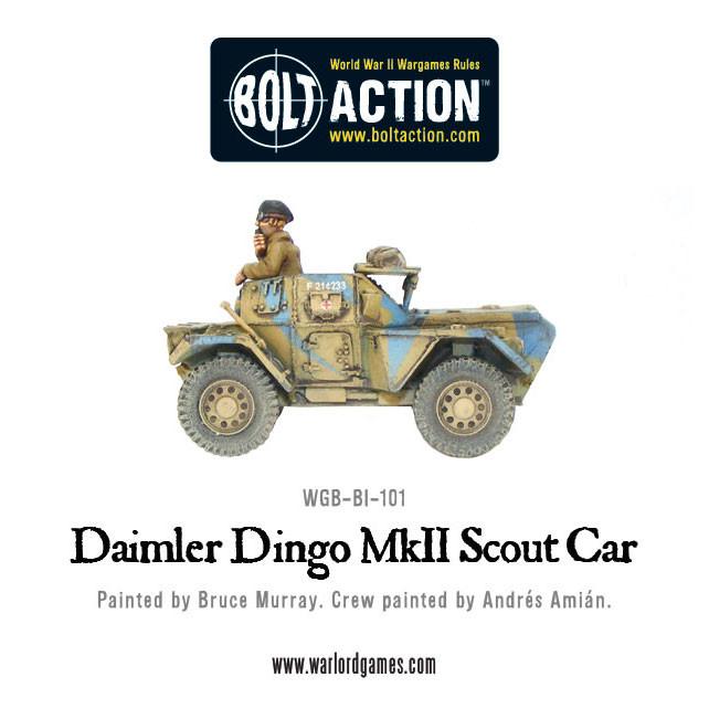 Bolt Action: British Daimler Dingo MkII Scout Car