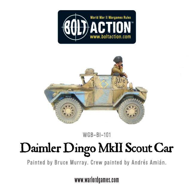 Bolt Action: British Daimler Dingo MkII Scout Car