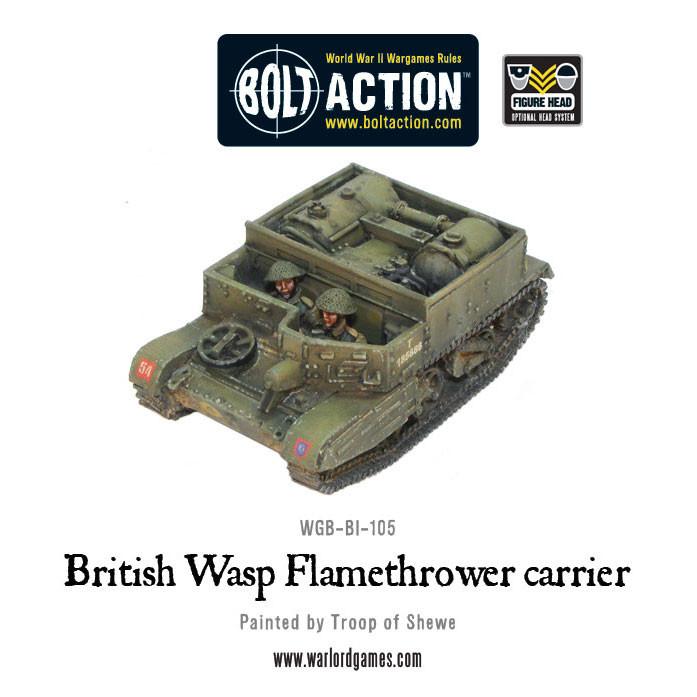 Bolt Action: British Wasp Flamethrower carrier