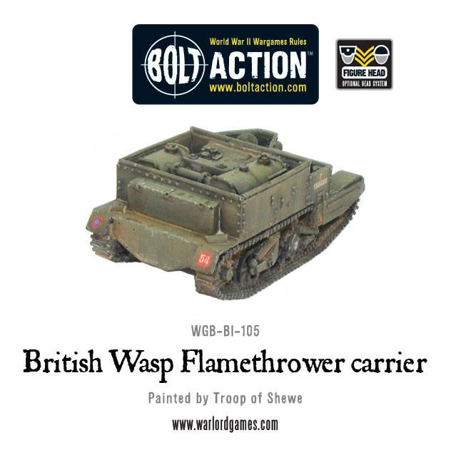 Bolt Action: British Wasp Flamethrower carrier
