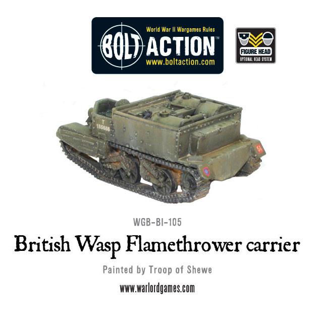 Bolt Action: British Wasp Flamethrower carrier