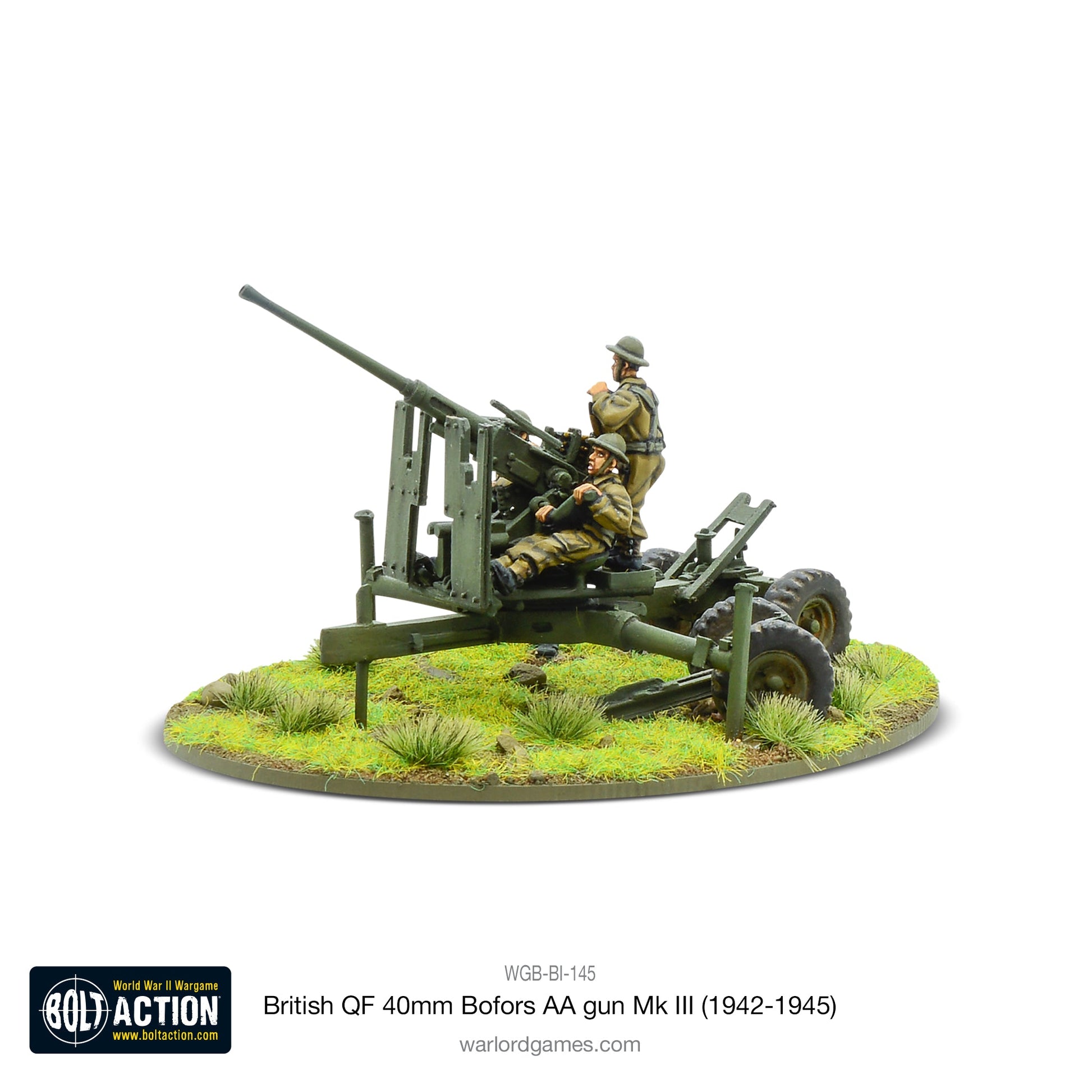 Bolt Action: British QF 40mm Bofors AA gun Mk III (1942-1945)