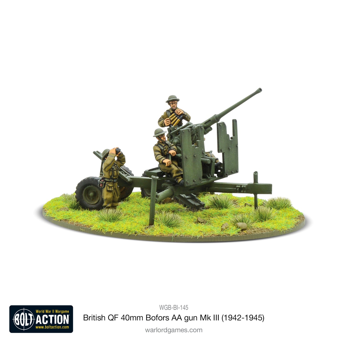 Bolt Action: British QF 40mm Bofors AA gun Mk III (1942-1945)