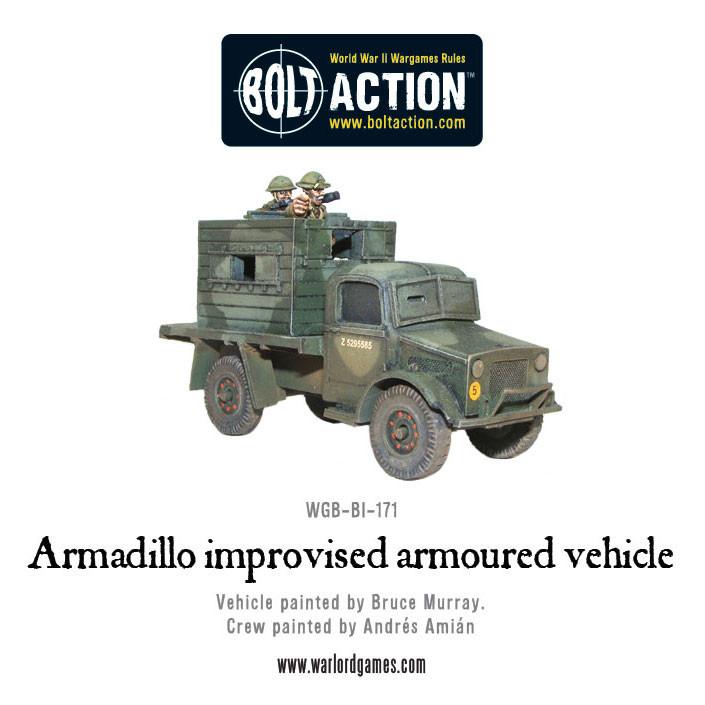 Bolt Action: Armadillo improvised armoured vehicle