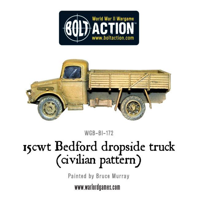 Bolt Action: 15cwt Bedford dropside truck (civilian pattern)