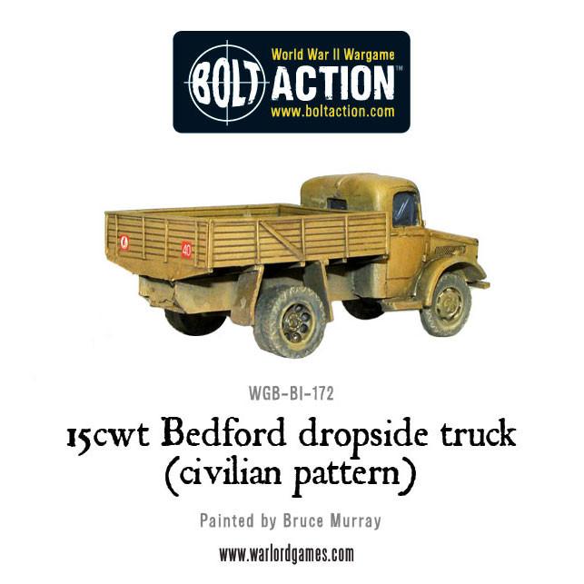 Bolt Action: 15cwt Bedford dropside truck (civilian pattern)