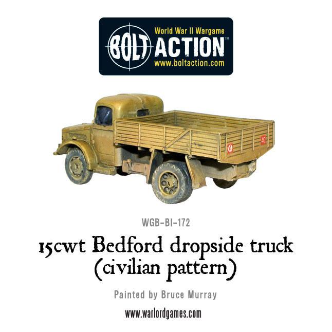 Bolt Action: 15cwt Bedford dropside truck (civilian pattern)