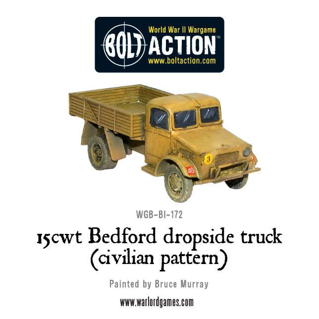 Bolt Action: 15cwt Bedford dropside truck (civilian pattern)