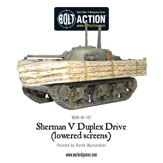 Achtung Panzer!: British Tanks - Sherman V Duplex Drive (lowered screens)