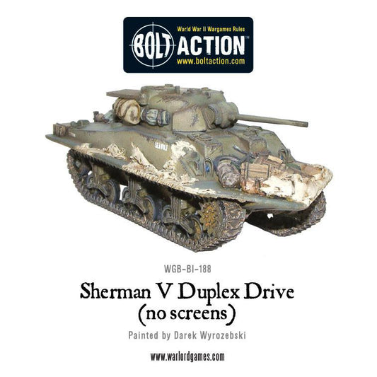 Achtung Panzer!: British Tanks - Sherman V Duplex Drive (no screens)