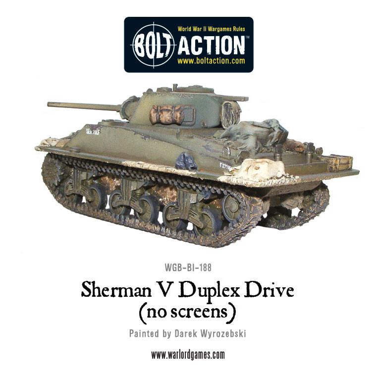 Achtung Panzer!: British Tanks - Sherman V Duplex Drive (no screens)