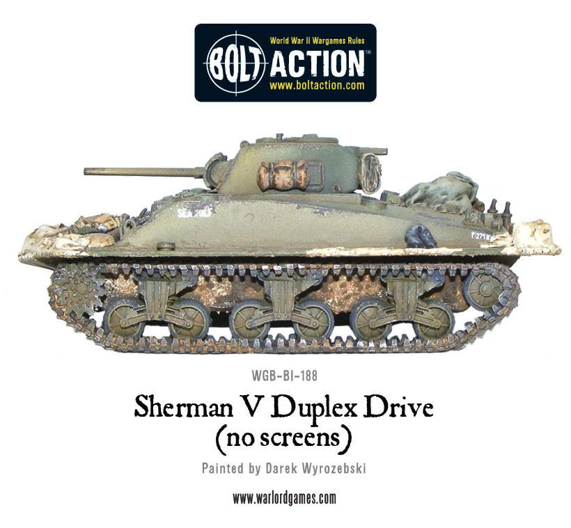 Achtung Panzer!: British Tanks - Sherman V Duplex Drive (no screens)