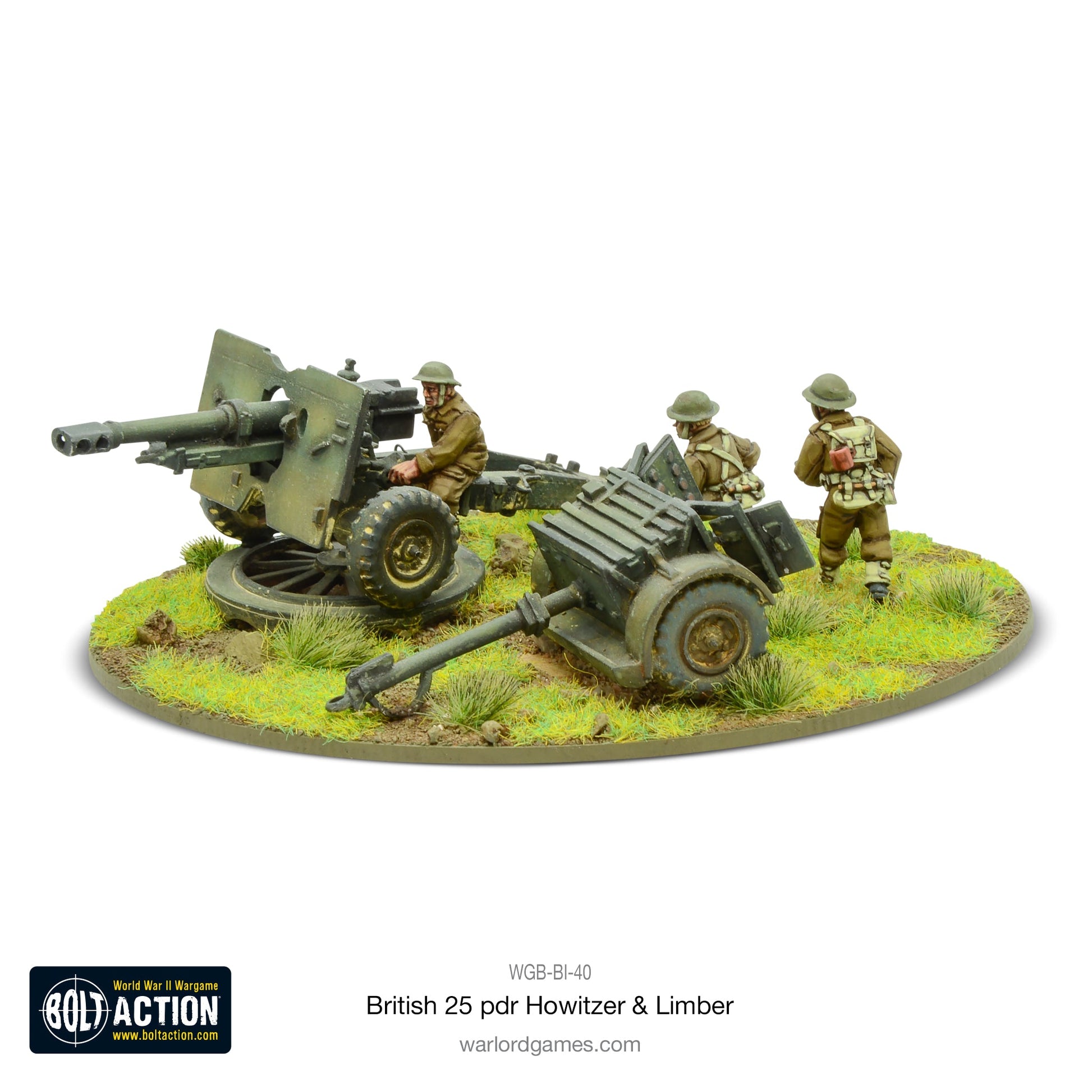 Bolt Action: British 25 pdr Howitzer & Limber