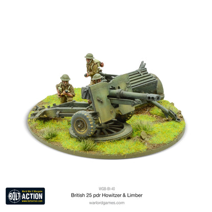 Bolt Action: British 25 pdr Howitzer & Limber