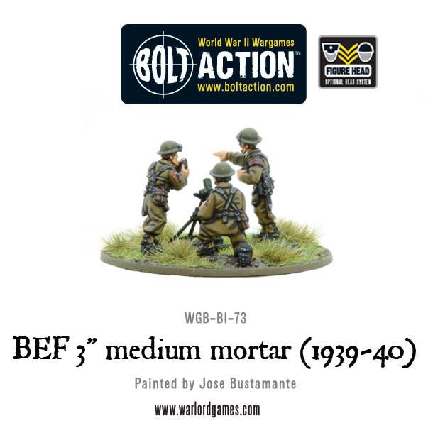 Bolt Action: BEF 3" medium mortar (1939-40)