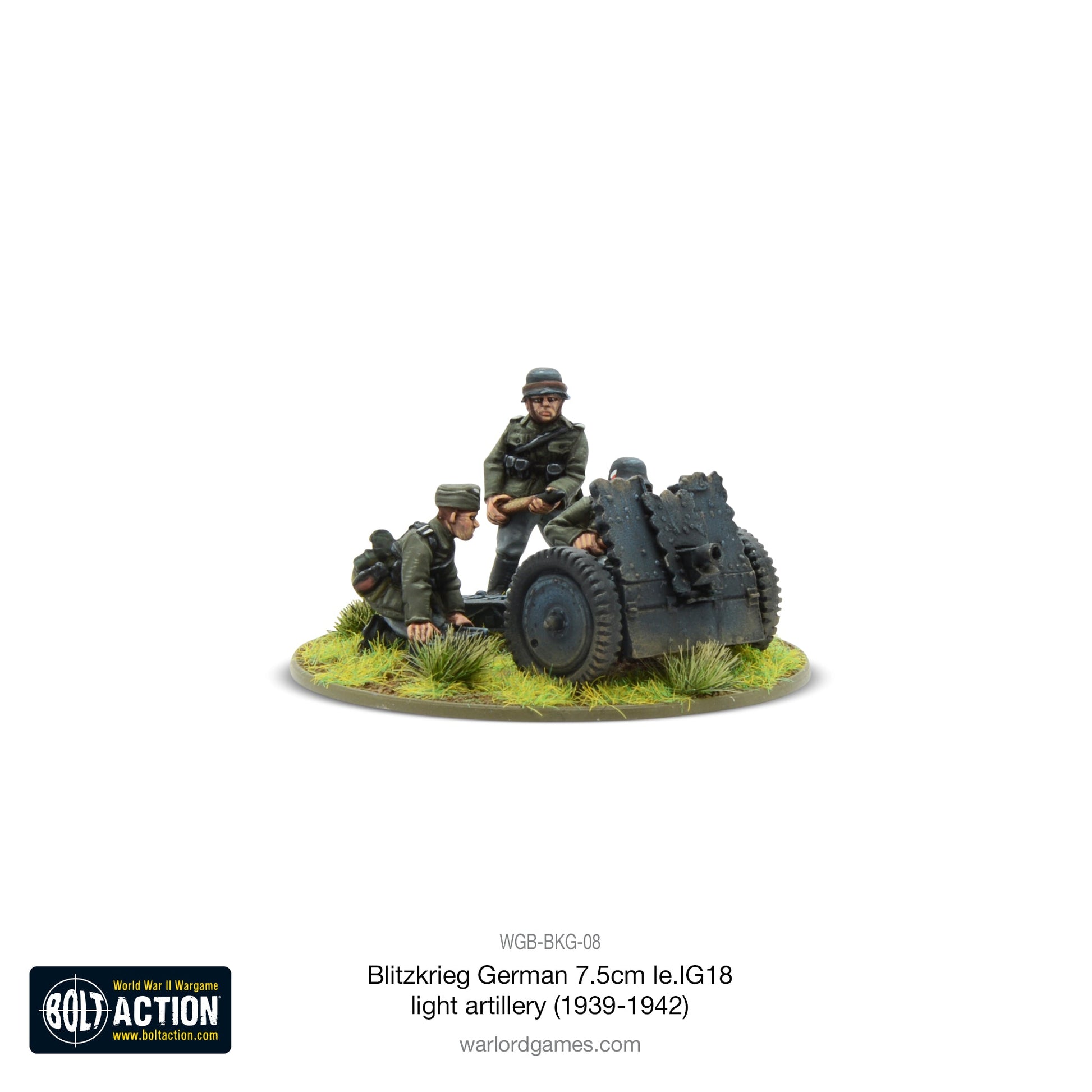 Bolt Action: German - Blitzkrieg German 75mm LeiG 18 light artillery (1939-42)
