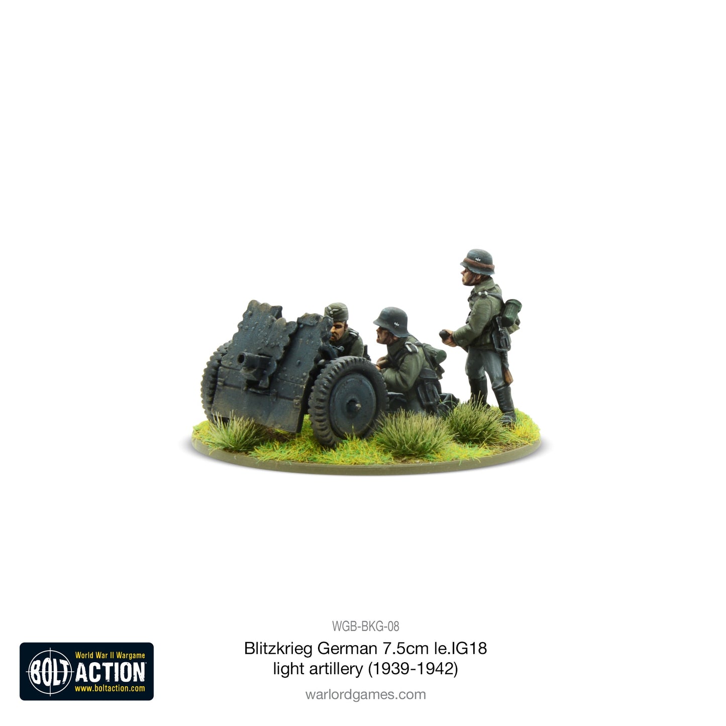 Bolt Action: German - Blitzkrieg German 75mm LeiG 18 light artillery (1939-42)