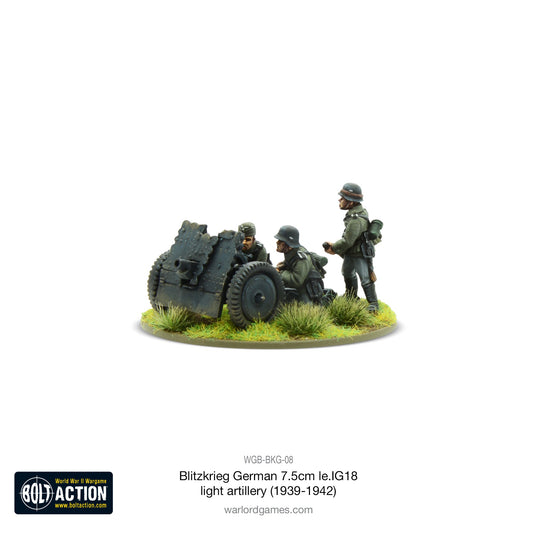 Bolt Action: German - Blitzkrieg German 75mm LeiG 18 light artillery (1939-42)