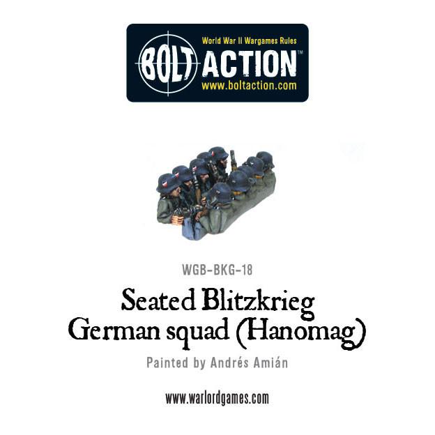 Bolt Action: German - Seated Blitzkrieg German squad (Hanomag)