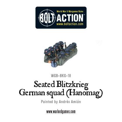 Bolt Action: German - Seated Blitzkrieg German squad (Hanomag)