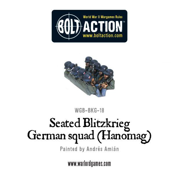 Bolt Action: German - Seated Blitzkrieg German squad (Hanomag)