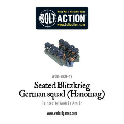 Bolt Action: German - Seated Blitzkrieg German squad (Hanomag)