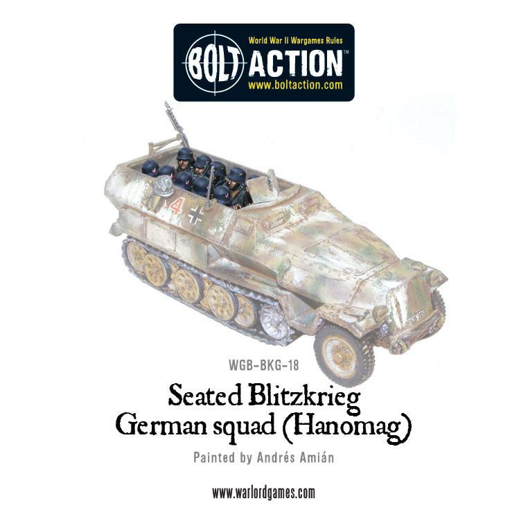 Bolt Action: German - Seated Blitzkrieg German squad (Hanomag)